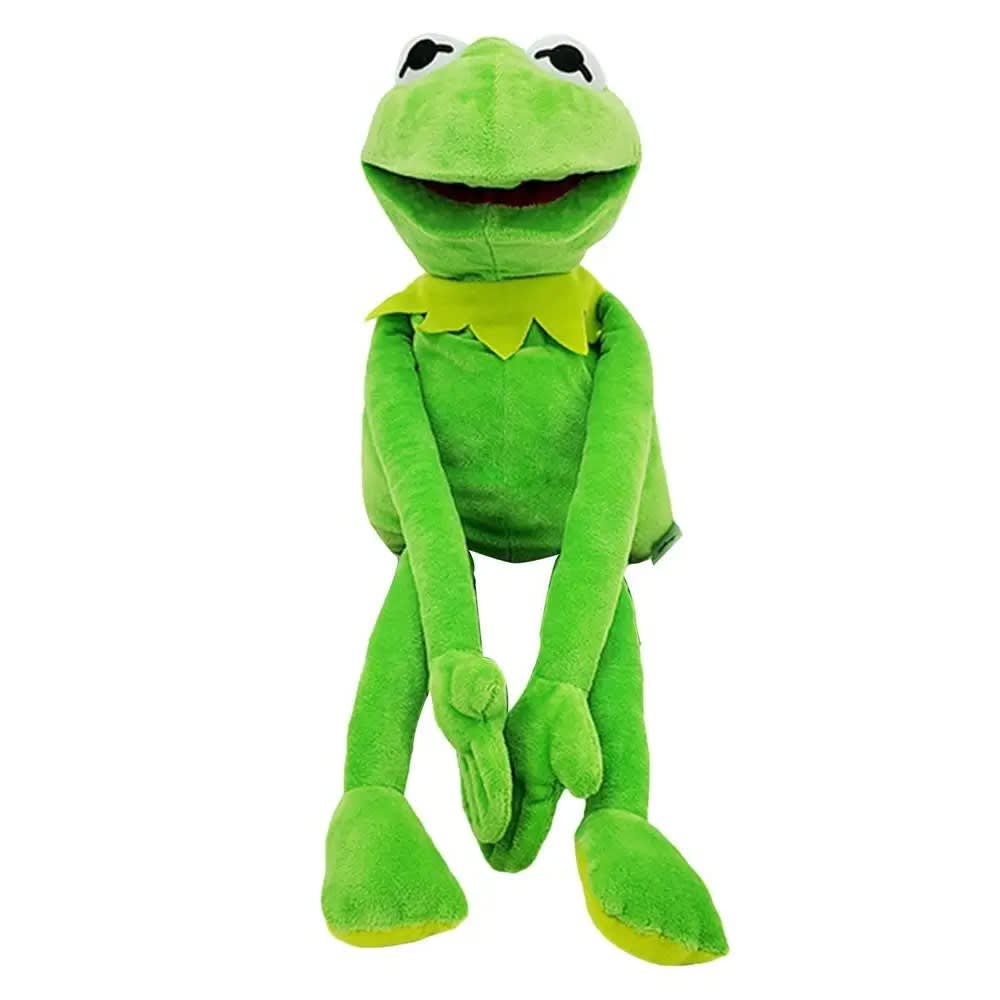 "60cm Plush Kermit Frog Sesame Street Muppets Doll - Birthday Toy for Kids"